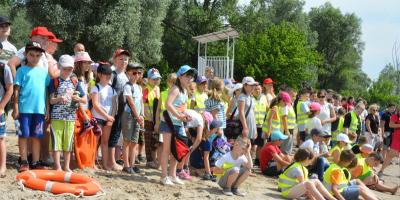 KRĘCI MNIE BEZPIECZEŃSTWO NAD WODĄ - piknik nad rzeką Narew w Pułtusku 