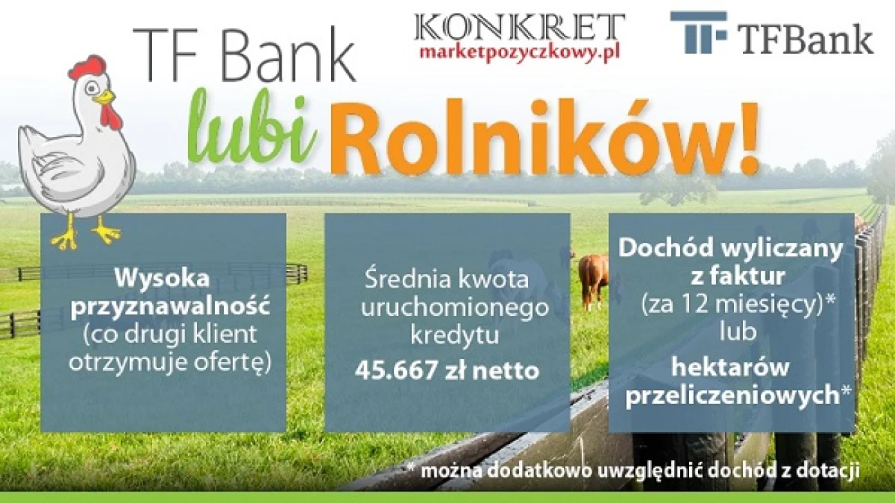 TF Bank lubi rolników !!!