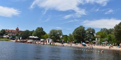 Plaża miejska w Pułtusku nad Narwią 2022 otwarta