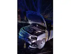 Pułtusk: Pijany kierowca porzucił auto w rowie – został zatrzymany przez policję