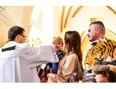 Historyczny chrzest w Pułtuskiej Bazylice