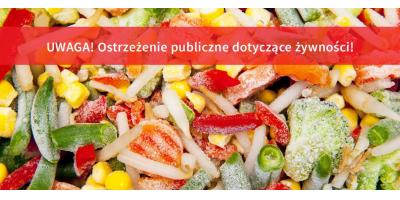 Bakterie Listeria monocytogenes w mrożonych warzywach z Biedronki