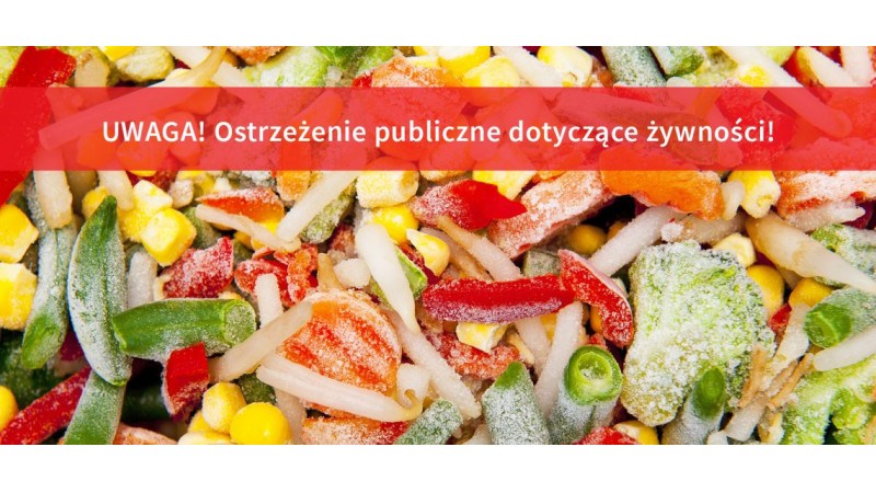 Bakterie Listeria monocytogenes w mrożonych warzywach z Biedronki