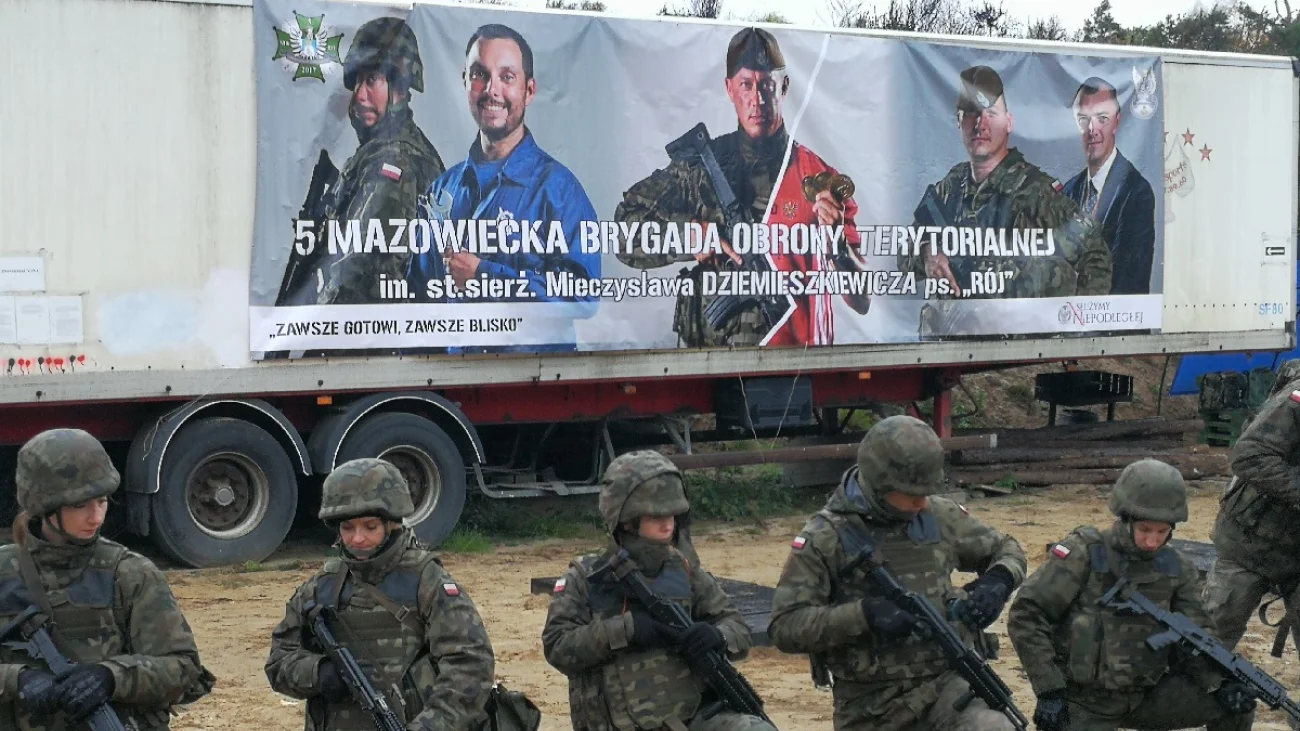 Specjalsi szkolą żołnierzy z Mazowsza