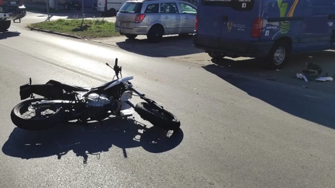 Znowu wypadek na Mickiewicza w Pułtusku
