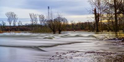 Woda w Narwi znacznie opadła! (11cm w ciągu 24H)
