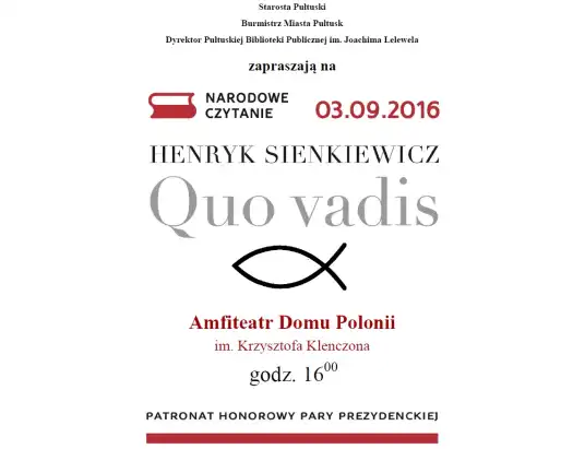 Narodowe Czytanie 2016  