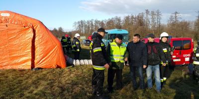 Ćwiczenia ratownicze dla służb powiatu pułtuskiego