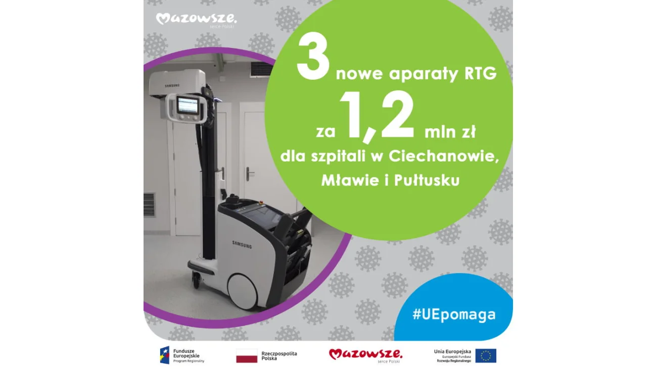 Nowy aparat RTG dla Szpitala Powiatowego Gajda-Med Sp. z o.o. w Pułtusku 