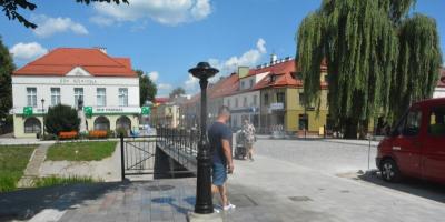 Zraszacz uliczny w Pułtusku