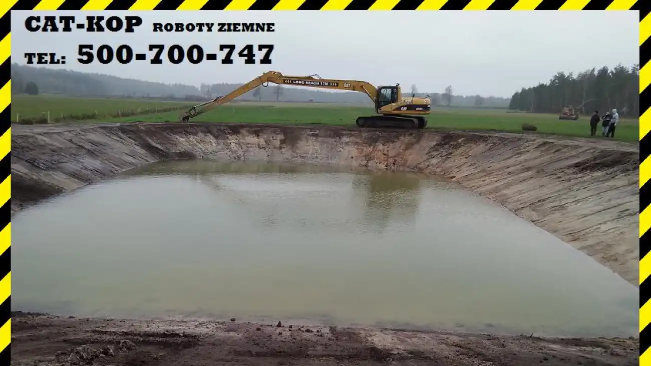 WYKOPY I ODMULANIE STAWÓW,ROWÓW,ROBOTY ZIEMNE