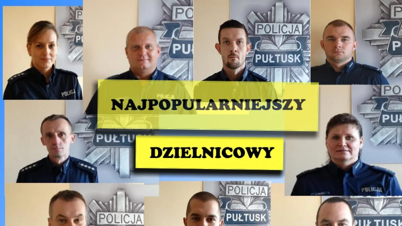 Ruszyła kolejna edycja konkursu Najpopularniejszy Dzielnicowy 2018 w powiecie pułtuskim