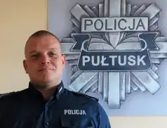 Policjant z Komendy Powiatowej Policji w Pułtusku nominowany do tytułu Osobowość Roku 2020