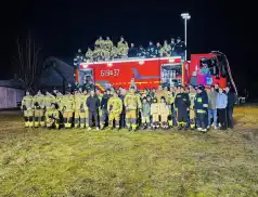 OSP Pniewo koło Pułtuska z nowoczesnym wozem strażackim Renault K za 1,7 mln zł