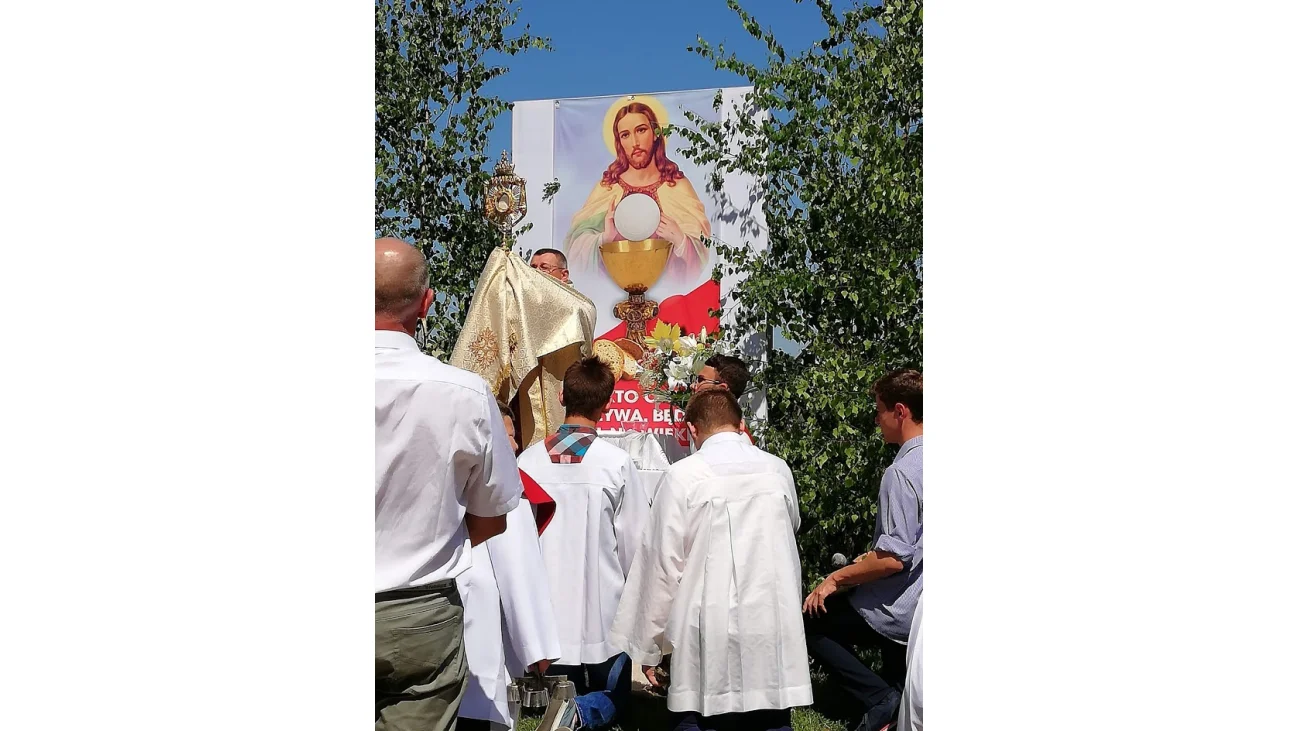 Boże Ciało 2018 w pułtuskiej parafii św. Krzyża
