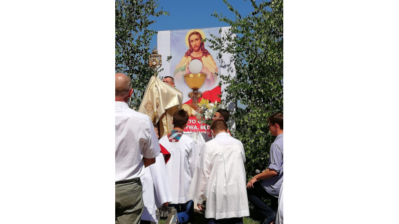 Boże Ciało 2018 w pułtuskiej parafii św. Krzyża