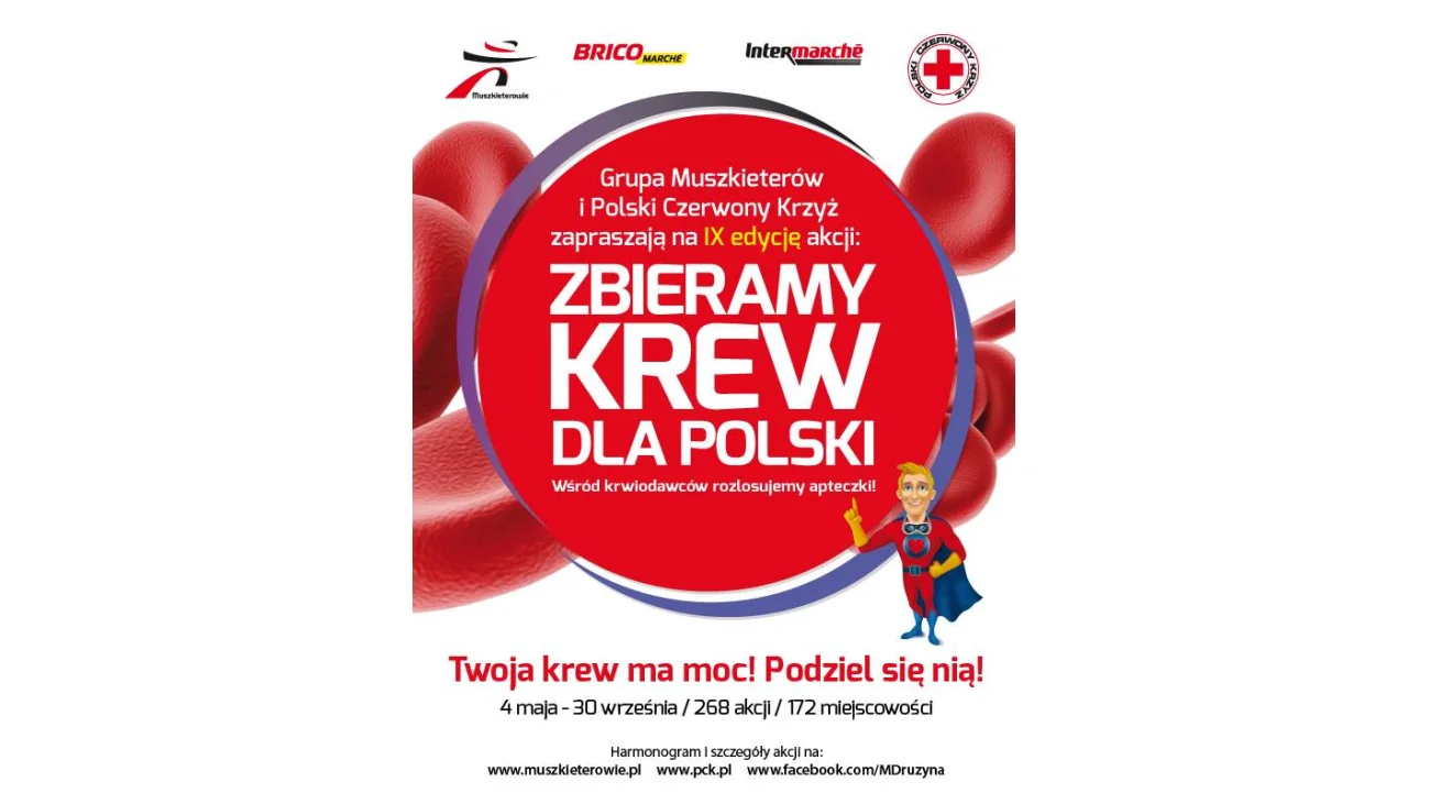 TWOJA KREW MA MOC! Podziel się nią wraz z INTERMARCHÉ w Pułtusku!