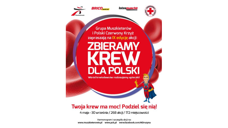 TWOJA KREW MA MOC! Podziel się nią wraz z INTERMARCHÉ w Pułtusku!