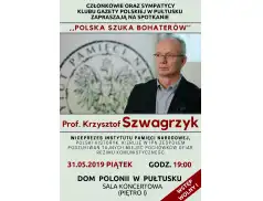 Spotkanie z wiceprezesem IPN - prof. Krzysztofem Szwagrzykiem w Pułtusku
