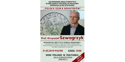 Spotkanie z wiceprezesem IPN - prof. Krzysztofem Szwagrzykiem w Pułtusku