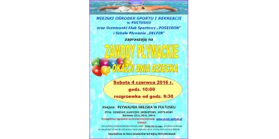 Zawody Pływackie z okazji Dnia Dziecka