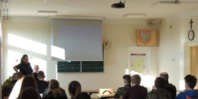 Pouczające spotkanie z policjantami w Ruszkowskim