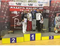 KAN PUŁTUSK zakończył sezon trzema złotymi medalami na Masters Mazovia Cup!