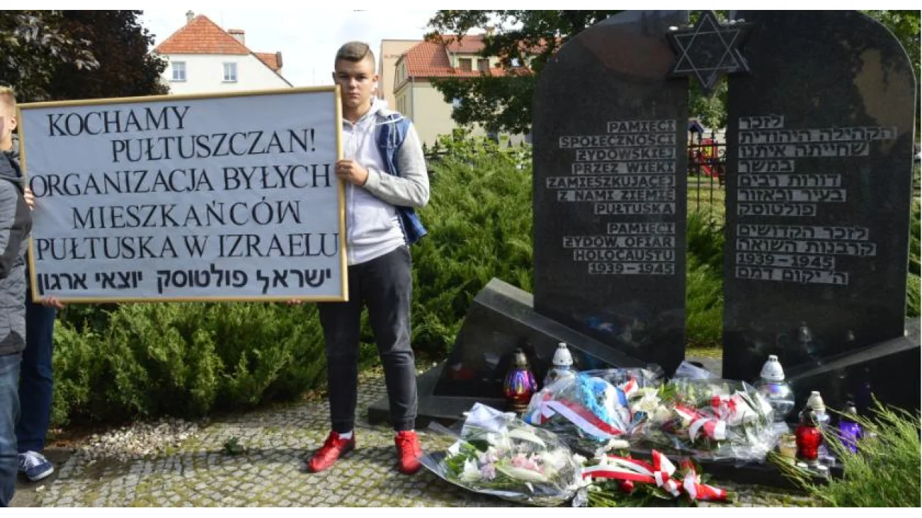 Uroczystość poświęcona deportacji pułtuskich Żydów - Zaproszenie