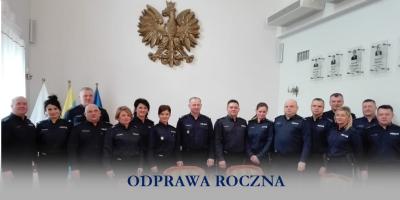 Narada podsumowująca policjantów z pułtuskiej Komendy za rok 2019