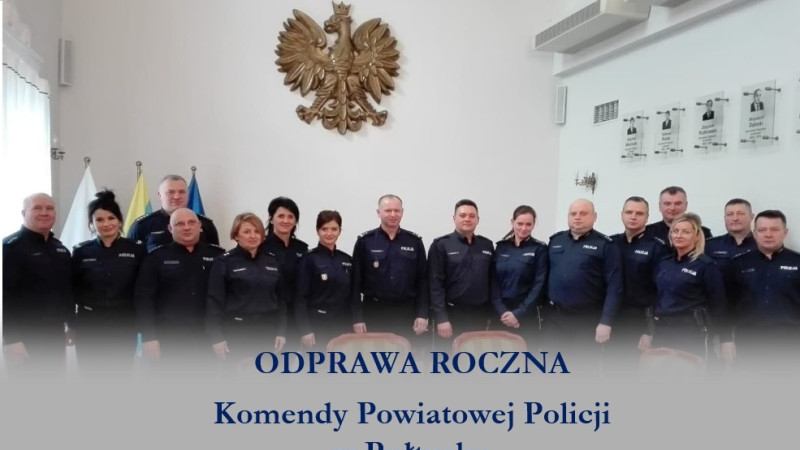 Narada podsumowująca policjantów z pułtuskiej Komendy za rok 2019