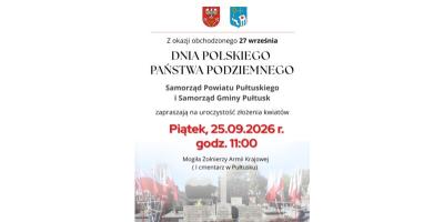 Pułtusk uczci pamięć żołnierzy Armii Krajowej. Uroczystość 25 września