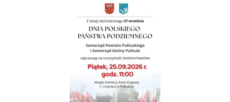 Pułtusk uczci pamięć żołnierzy Armii Krajowej. Uroczystość 25 września