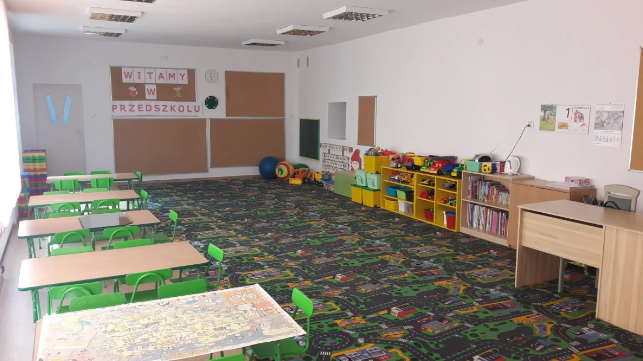 Przedszkolaki z Winnicy wrócą od września do wyremontowanych sal.