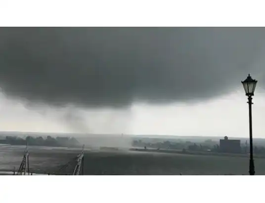 Trąba powietrzna na Mazowszu
