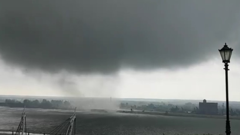 Trąba powietrzna na Mazowszu