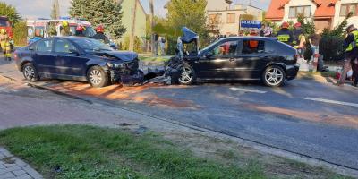 Wypadek na Kościuszki i zablokowana droga. [zdjęcia]