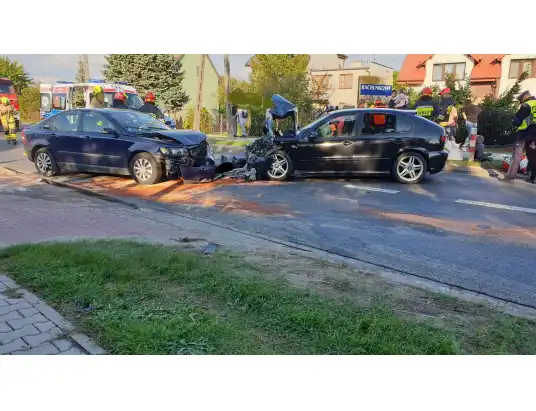 Wypadek na Kościuszki i zablokowana droga. [zdjęcia]