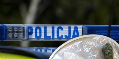 Zdjęcie z komunikatu pułtuskiej policji o zabezpieczonych narkotykach