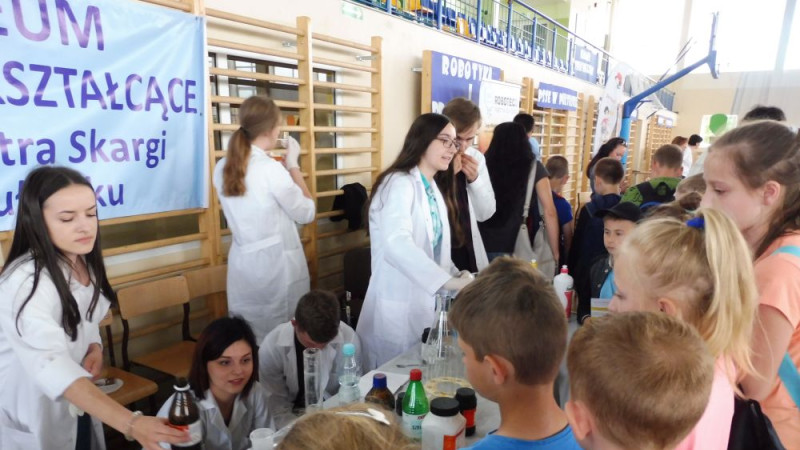 Piknik Naukowy w Szkole w Dzierżenine