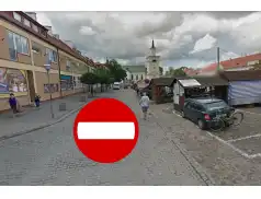 Prace i zmiana orgaznizacji ruchu na ul. Rynek w Pułtusku