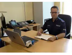 Kom. Łukasz Jędrasik pełniącym obowiązki I Zastępcy Szefa pułtuskich policjantów