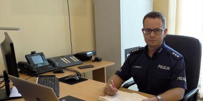 Kom. Łukasz Jędrasik pełniącym obowiązki I Zastępcy Szefa pułtuskich policjantów