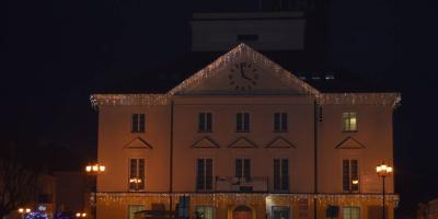 Iluminacja świąteczna. Pułtusk 2017