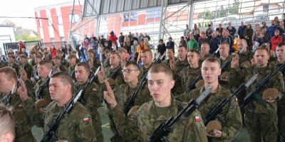 Kolejna przysięga terytorialsów z Mazowsza