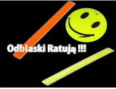 Komendant Pułtuskiej Policji wraz z funkcjonariuszami zachęcał do noszenia odblasków