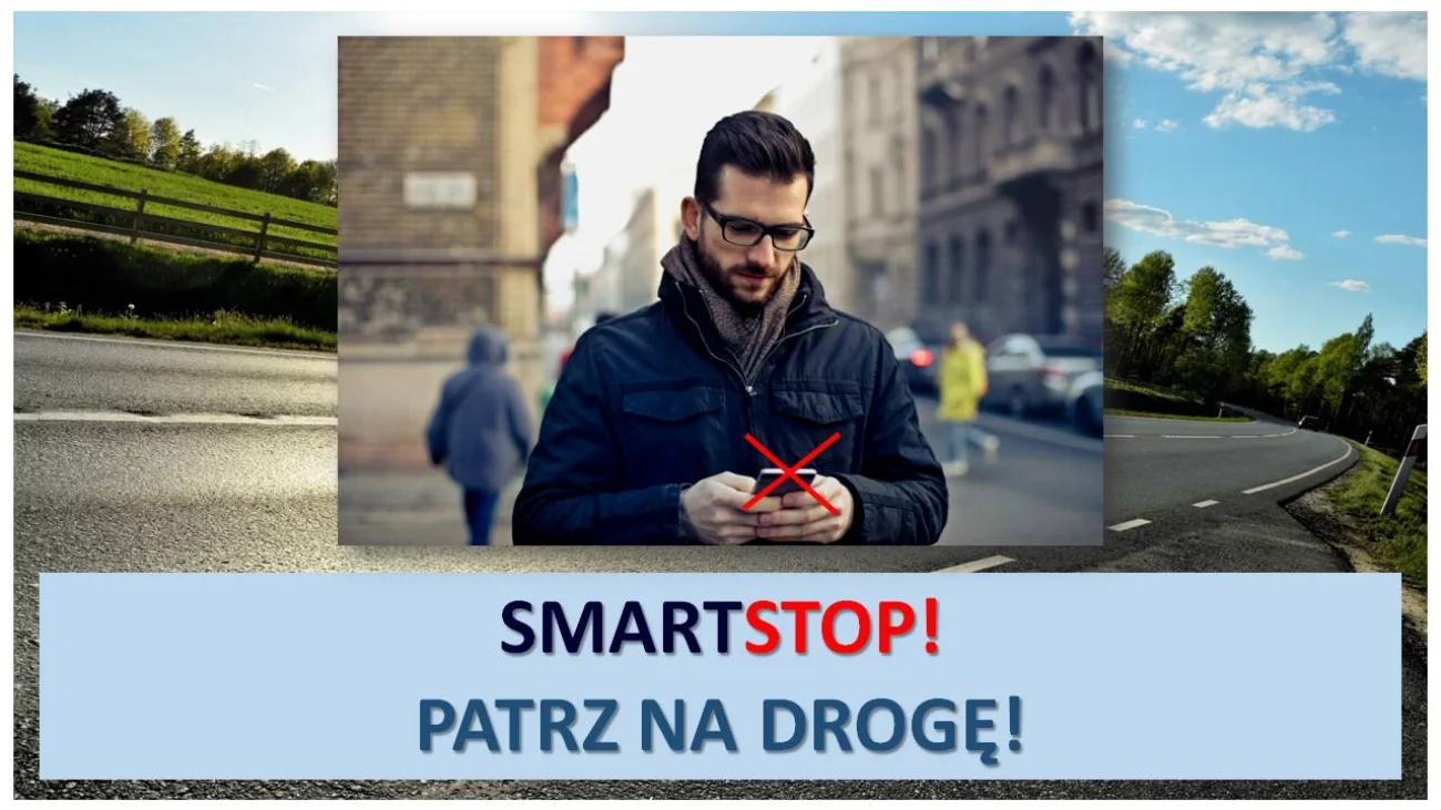 Pułtuska policja prowadzi działania SMARTSTOP - Patrz na drogę!
