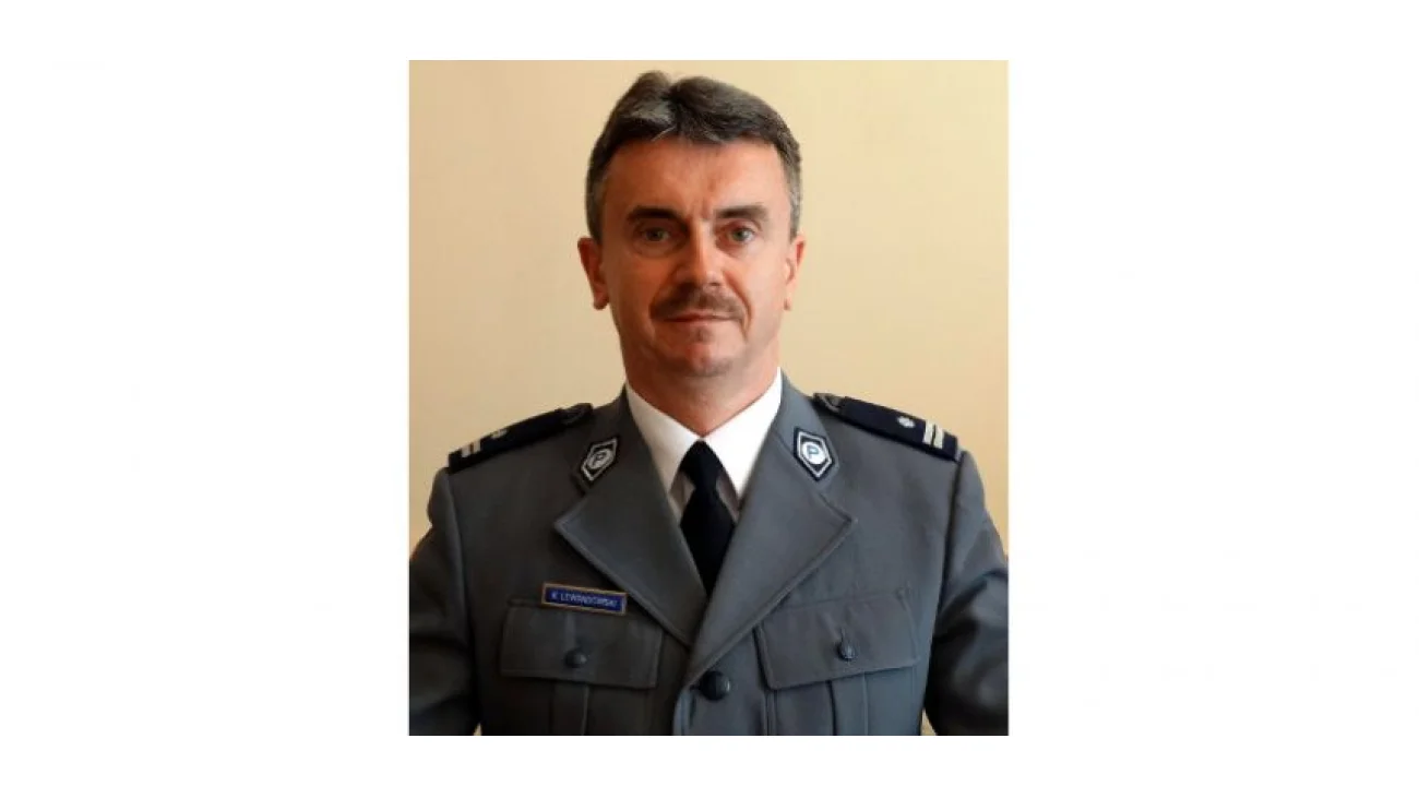 podinsp. Krzysztof Lewandowski - zastępca Komendanta Powiatowego Policji