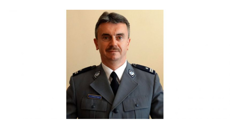 podinsp. Krzysztof Lewandowski - zastępca Komendanta Powiatowego Policji