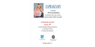 Spotkanie z Marzeną Rogalską w Pułtusku
