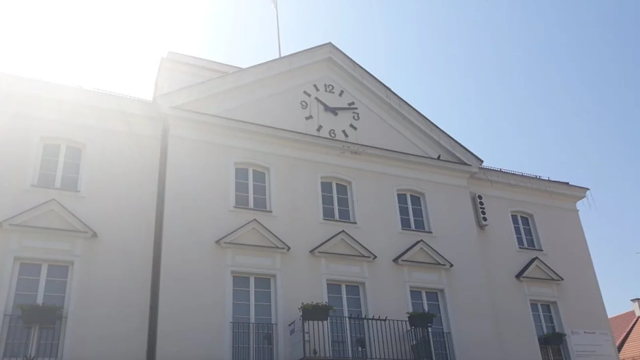 Zegar na pułtuskim ratuszu już działa